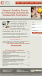 Mobile Screenshot of oregoncontractoreducation.com